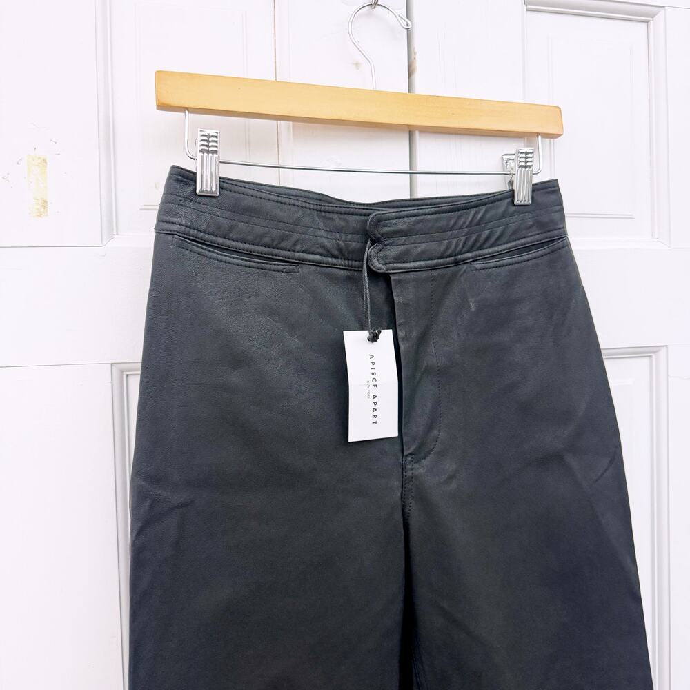 Apiece Apart Monterey Leather Pants in Black (Size 2) - Picture 8 of 13